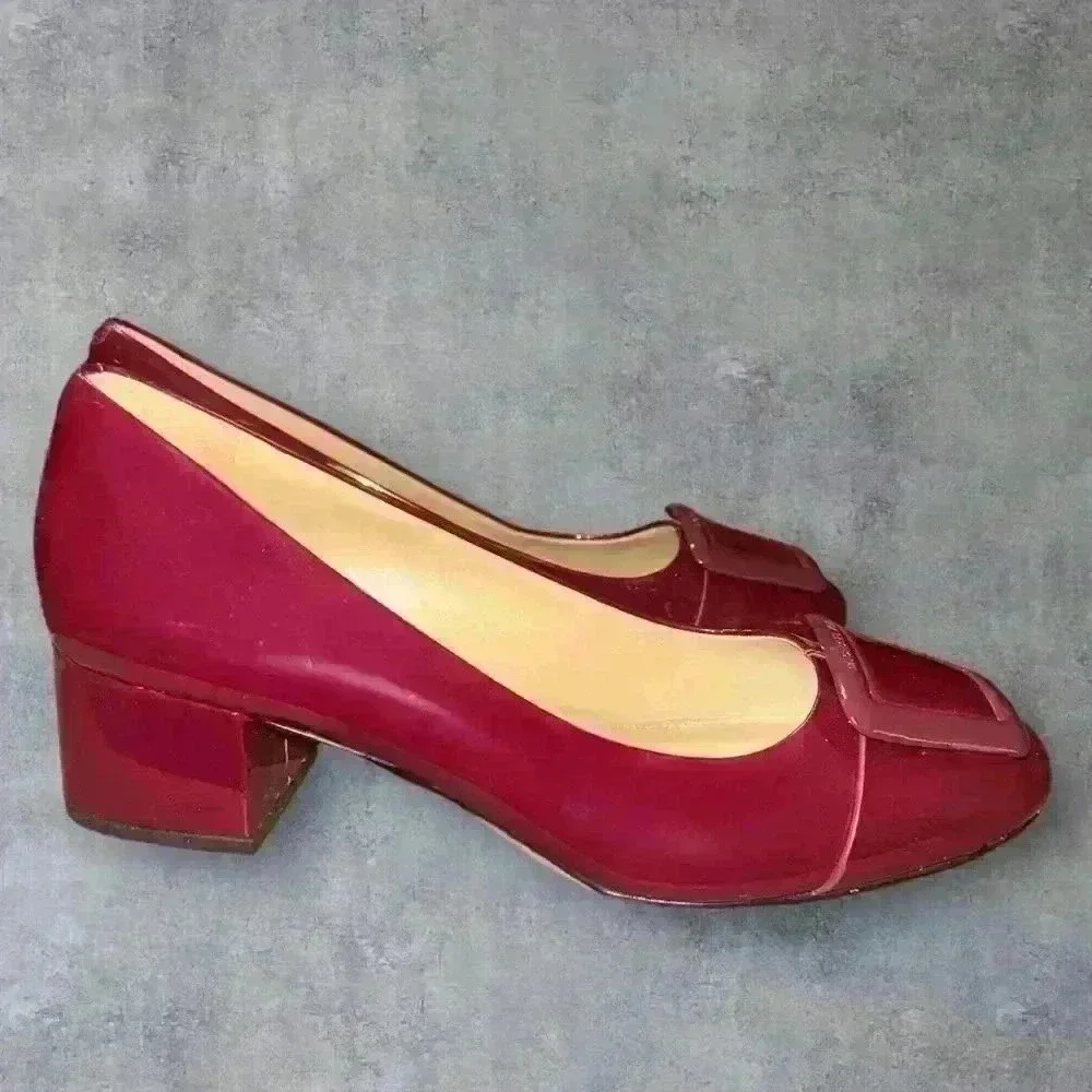 Michael Kors Women's Patsy wine red Pumps size 7.5